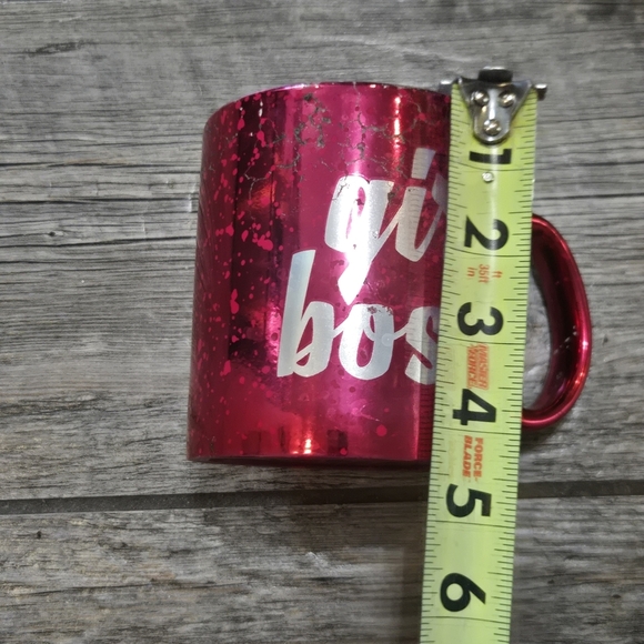 Just Funky Pink Crackle Girl Boss Mug - Picture 4 of 5